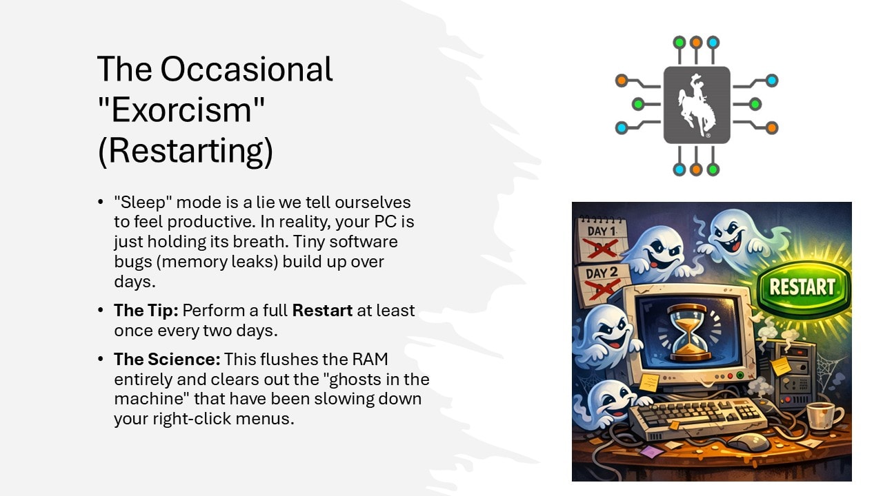 Why restarting your PC regularly improves performance and clears memory leaks