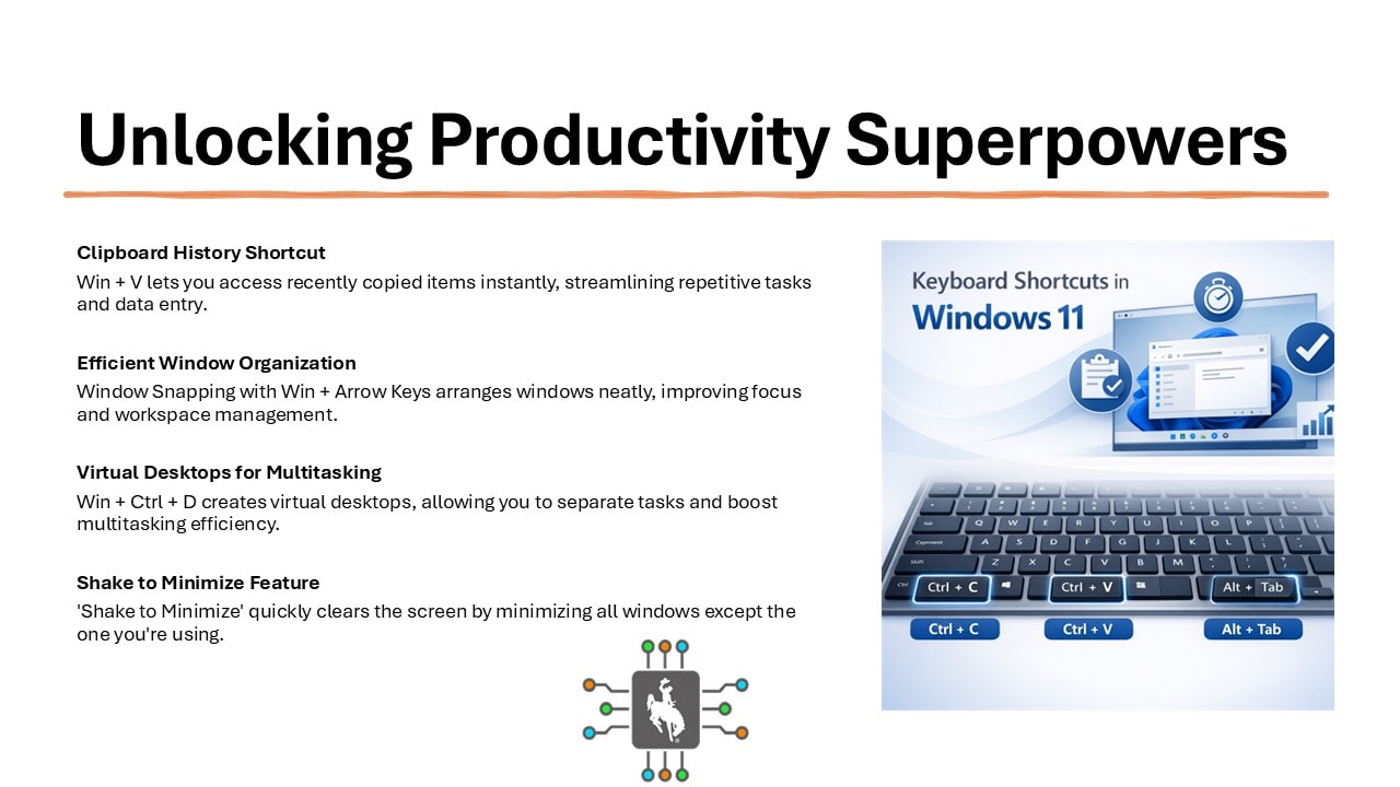 Unlocking productivity superpowers with Windows keyboard shortcuts